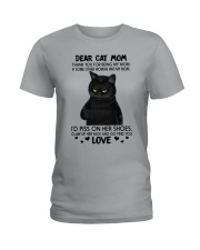 Dear cat mom Ladies T-Shirt tile