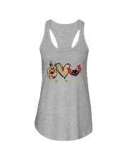 Peace Love Vampurr Ladies Flowy Tank tile