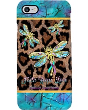 Faith Hope Love Metal Pattern Print Phone Case i-phone-8-case