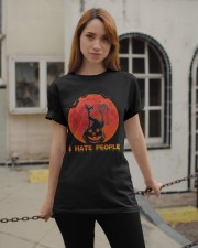 I hate people Halloween Classic T-Shirt apparel-classic-tshirt-lifestyle-19