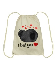 I loaf you Drawstring Bag tile