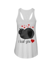 I loaf you Ladies Flowy Tank tile
