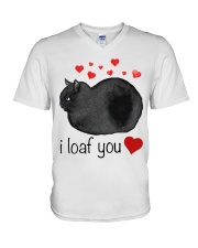 I loaf you V-Neck T-Shirt tile