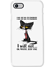 I will not kill my coworkers Phone Case tile