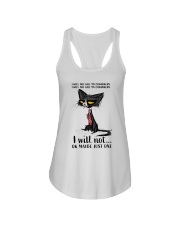I will not kill my coworkers Ladies Flowy Tank tile
