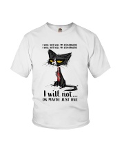 I will not kill my coworkers Youth T-Shirt tile