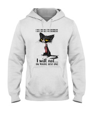 I will not kill my coworkers Hooded Sweatshirt tile