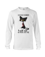 I will not kill my coworkers Long Sleeve Tee tile