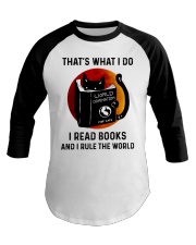 That's what I do I read books and I rule the world Baseball Tee tile