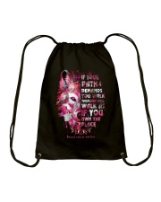 If your path demands you walk Drawstring Bag tile
