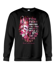 If your path demands you walk Crewneck Sweatshirt front