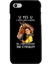 I smell like a horse Phone Case tile
