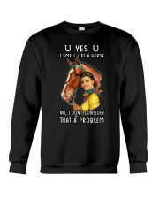 I smell like a horse Crewneck Sweatshirt tile