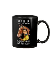 I smell like a horse Mug tile