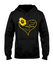 Jesus in my veins sunflower in my heart Hooded Sweatshirt tile
