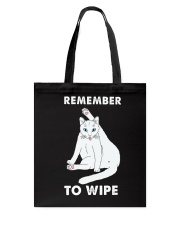 Remember to wipe Tote Bag tile
