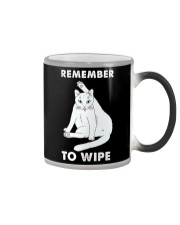 Remember to wipe Color Changing Mug tile