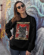 Smoke Catnip Crewneck Sweatshirt lifestyle-unisex-sweatshirt-front-3