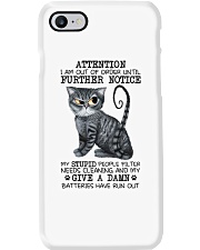 Attention I'm out of order Phone Case tile