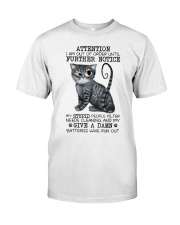 Attention I'm out of order Classic T-Shirt front