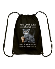 You smell like drama Drawstring Bag tile
