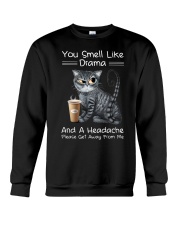 You smell like drama Crewneck Sweatshirt tile