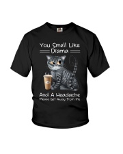 You smell like drama Youth T-Shirt tile
