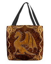 Dragon Faux Leather All-over Tote front