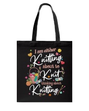 I am either knitting about to knit thinking Tote Bag tile