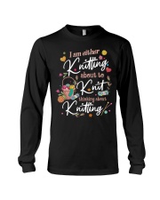 I am either knitting about to knit thinking Long Sleeve Tee tile