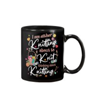 I am either knitting about to knit thinking Mug tile