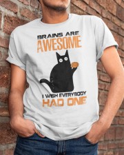 Brains are awesome Classic T-Shirt apparel-classic-tshirt-lifestyle-26