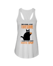 Brains are awesome Ladies Flowy Tank tile
