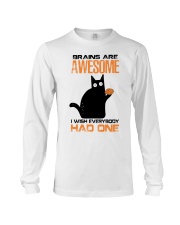 Brains are awesome Long Sleeve Tee tile