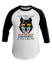 I am who I am Baseball Tee tile