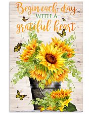 Begin each day with a grateful heart 11x17 Poster front