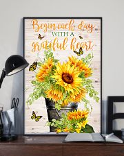 Begin each day with a grateful heart 11x17 Poster lifestyle-poster-2