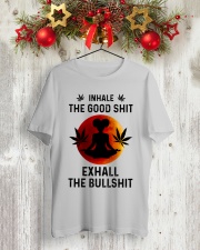 Inhale the good Classic T-Shirt lifestyle-holiday-crewneck-front-2