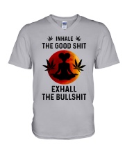 Inhale the good V-Neck T-Shirt tile