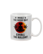 Inhale the good Mug tile