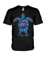 Slow Runners Club V-Neck T-Shirt tile