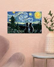 Starry night 17x11 Poster poster-landscape-17x11-lifestyle-22