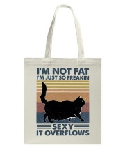 I'm not fat Tote Bag tile