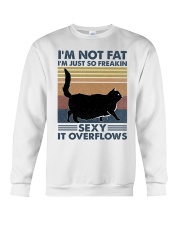 I'm not fat Crewneck Sweatshirt tile