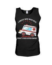 I drive wee woo bus what' your superpower Unisex Tank tile