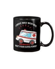 I drive wee woo bus what' your superpower Mug tile