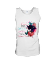 I am your friend black cat Unisex Tank tile