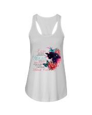 I am your friend black cat Ladies Flowy Tank tile