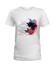 I am your friend black cat Ladies T-Shirt tile
