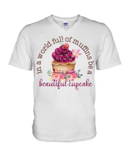 In a world full of muffins V-Neck T-Shirt tile